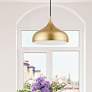 2_Livex Amador 11 3/4" Wide Soft Gold Teardrop Mini Pendant