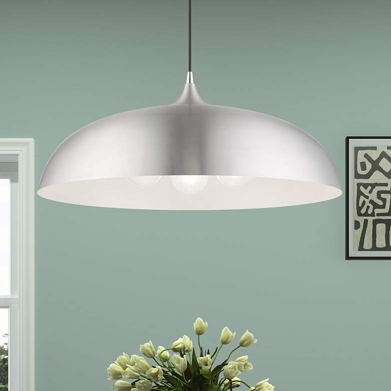 Image 1 Livex Amador 23 3/4" Wide Polished Chrome Pendant Light