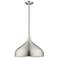 Livex Angelique 15 3/4" Wide Brushed Aluminum Pendant Light