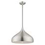 6_Livex Angelique 15 3/4" Wide Brushed Aluminum Pendant Light more views