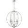 Livex Arabella 28 1/4"W Brushed Nickel 5-Light Chandelier