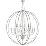 2_Livex Arabella 40" Wide 12-Light Brushed Nickel Grande Chandelier
