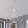 4_Livex Arabella 40" Wide 12-Light Brushed Nickel Grande Chandelier more views
