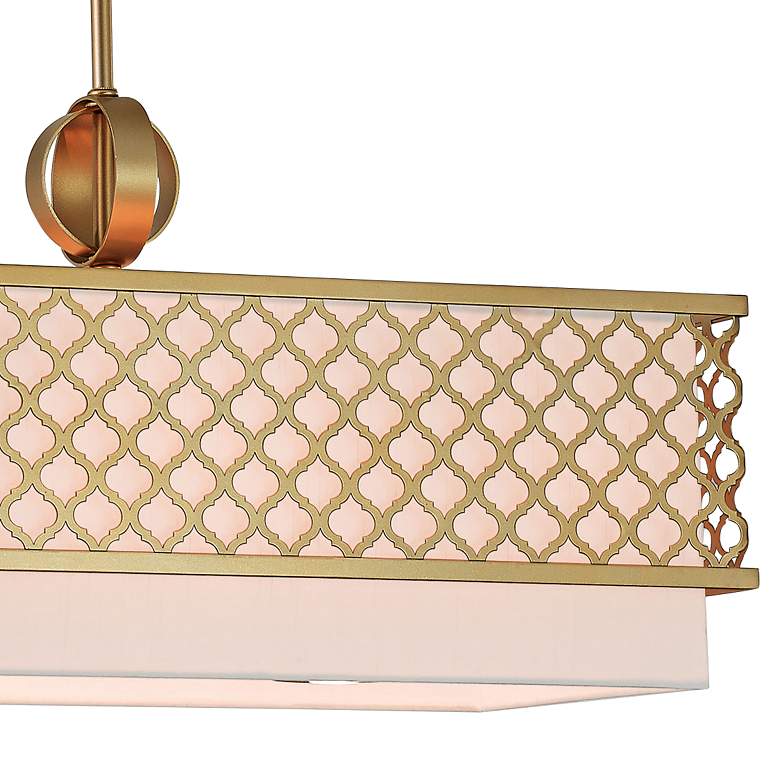 Image 3 Livex Arabesque 39 3/4 inch Soft Gold Kitchen Island Light Pendant more views