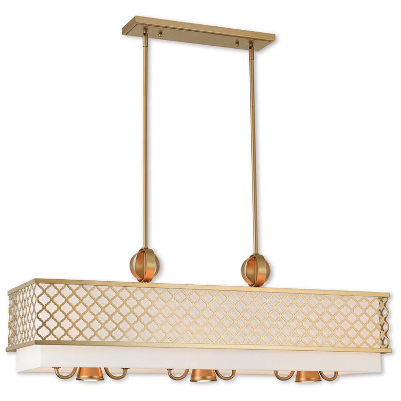 Image 4 Livex Arabesque 39 3/4" Soft Gold Kitchen Island Light Pendant more views