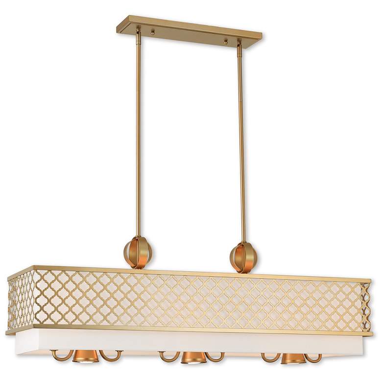 Image 4 Livex Arabesque 39 3/4 inch Soft Gold Kitchen Island Light Pendant more views