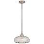 4_Livex Art Glass 10 1/2" Wide Brushed Nickel Modern Mini Pendant more views