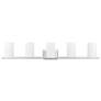 3_Livex Astoria 43 3/4" Wide Brushed Nickel 5-Light Bath Light more views