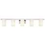 5_Livex Astoria 43 3/4" Wide Brushed Nickel 5-Light Bath Light more views