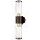 Livex Banca 18 1/2" High Bronze and Antique Brass ADA Wall Sconce