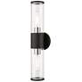 2_Livex Bancroft 18 1/2" High Black and Brushed Nickel ADA Wall Sconce