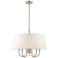 Livex Belclaire 24" Wide Brushed Nickel 6-Light Chandelier
