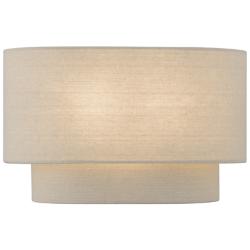 Livex Bellingham 8" High Antique Gold Leaf Double Shade Wall Sconce