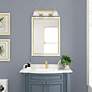 Livex Belmont 24" Wide 3-Light Chrome Polished Brass Vanity Light in scene