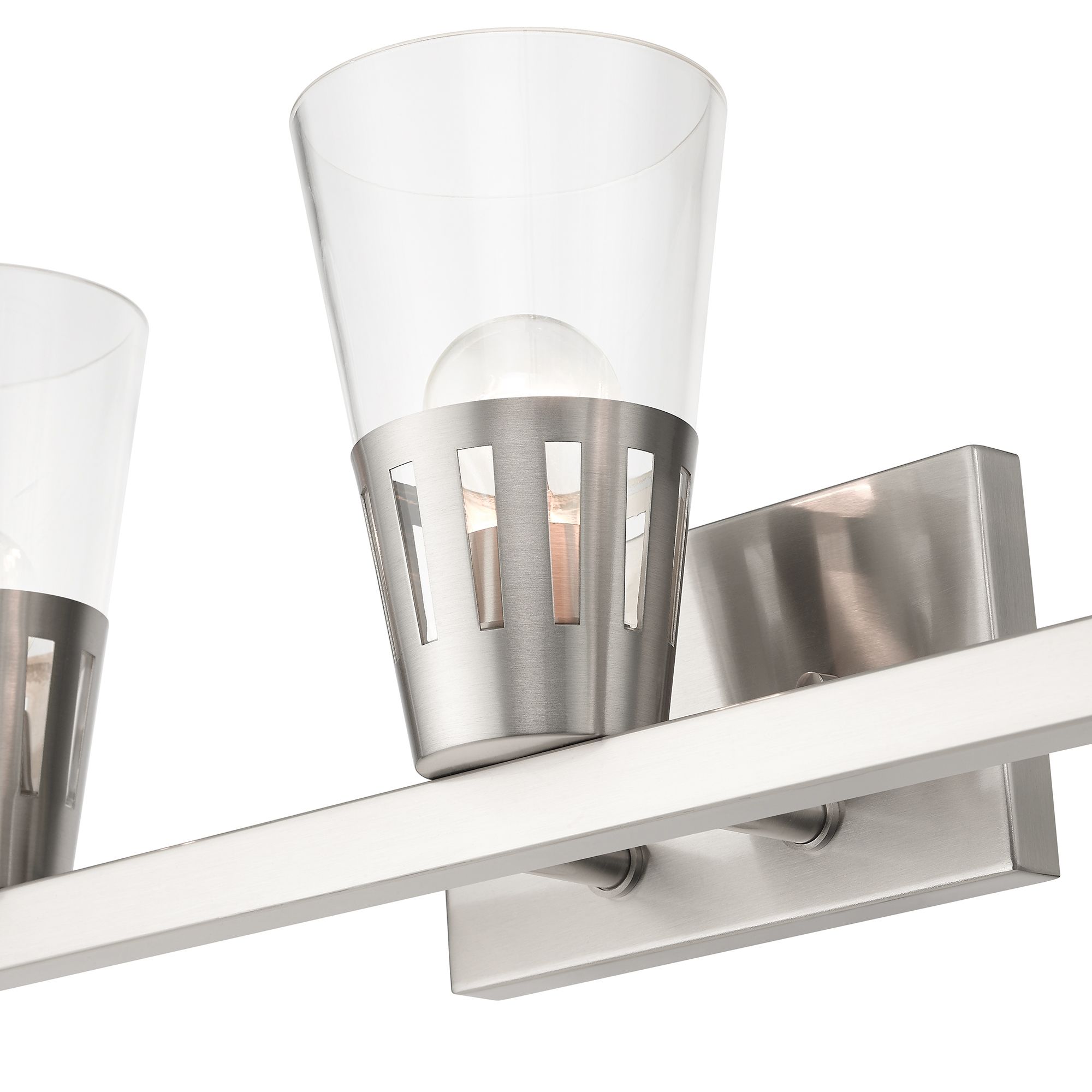 Livex Brynhurst 23 1/2"W Brushed Nickel 3-Light Bath Light