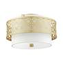 3_Livex Calinda 16" Wide Soft Gold Ceiling Light more views