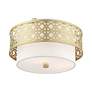 5_Livex Calinda 16" Wide Soft Gold Ceiling Light more views