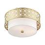 6_Livex Calinda 16" Wide Soft Gold Ceiling Light more views