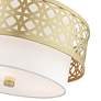 7_Livex Calinda 16" Wide Soft Gold Ceiling Light more views