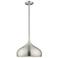 Livex Candy 13 3/4" Wide Brushed Aluminum Pendant Light