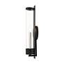 7_Livex Castleton 18" High Black and Cylinder Glass Wall Sconce more views