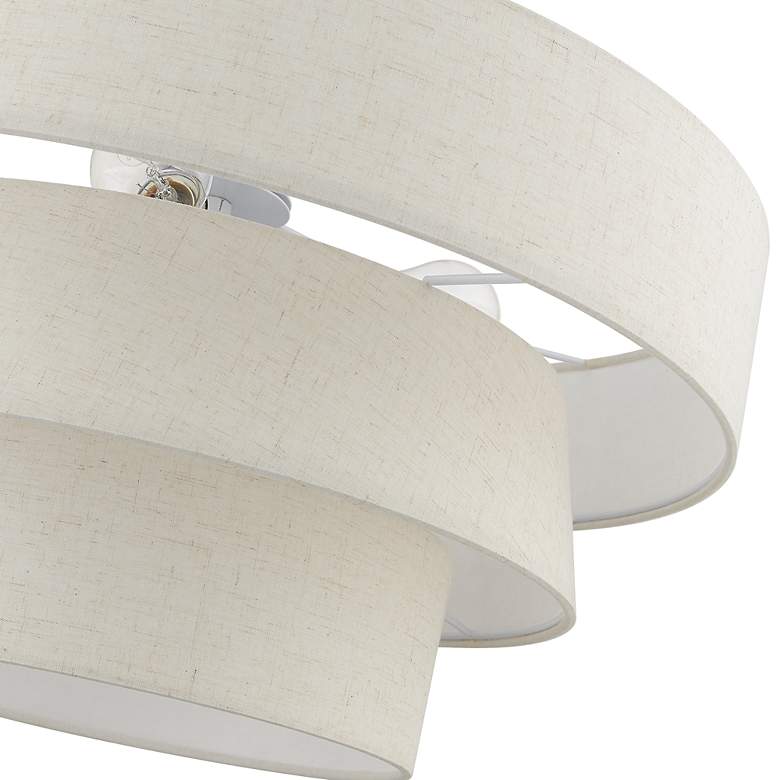 Image 7 Livex Chandler 23" Wide Antique Brass 3-Tier Pendant Light more views