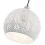 4_Livex Chantily 8" Wide White Metal Globe Mini Pendant Light more views
