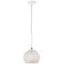 2_Livex Charlton 10" Wide White Dome Mini Pendant