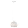 4_Livex Charlton 10" Wide White Dome Mini Pendant more views