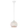 5_Livex Charlton 10" Wide White Dome Mini Pendant more views