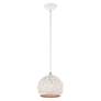 6_Livex Charlton 10" Wide White Dome Mini Pendant more views