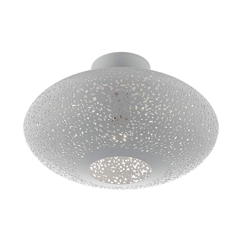 Image 6 Livex Charlton 16" Wide Nordic Gray Ceiling Light more views