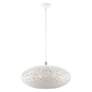 4_Livex Charlton 24" Wide White Pendant Light more views