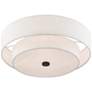 4_Livex Claremont 18" Bronze Double Shade Semi-Flush Ceiling Light more views