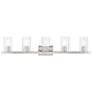 2_Livex Clarion 42" Wide Brushed Nickel 5-Light Bath Light