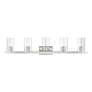 3_Livex Clarion 42" Wide Brushed Nickel 5-Light Bath Light more views