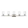 4_Livex Clarion 42" Wide Brushed Nickel 5-Light Bath Light more views
