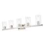 6_Livex Clarion 42" Wide Brushed Nickel 5-Light Bath Light more views