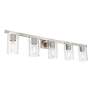 7_Livex Clarion 42" Wide Brushed Nickel 5-Light Bath Light more views