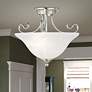 1_Livex Coronado 15 1/2" Wide Brushed Ceiling Light