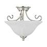 3_Livex Coronado 15 1/2" Wide Brushed Ceiling Light more views