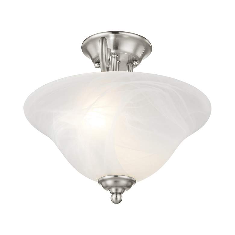 Image 5 Livex Coronado 15 1/2" Wide Brushed Ceiling Light more views