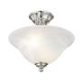 5_Livex Coronado 15 1/2" Wide Brushed Ceiling Light more views