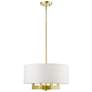 2_Livex Cresthaven 18" Wide Satin Brass Drum Chandelier