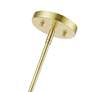 Livex Cresthaven 18" Wide Satin Brass Drum Chandelier
