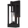 2_Livex Delancey 16" High Black Outdoor Wall Light