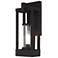 Livex Delancey 16" High Black Outdoor Wall Light