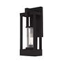 4_Livex Delancey 16" High Black Outdoor Wall Light more views