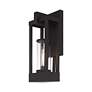 7_Livex Delancey 16" High Black Outdoor Wall Light more views