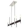 5_Livex Denmark 40"W Brushed Nickel 6-Light Linear Chandelier more views